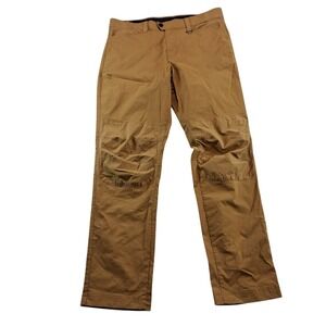 Dakine Technical Pants Mens 34 Brown Gorpcore Hiking Stretch Utility 5 Pocket